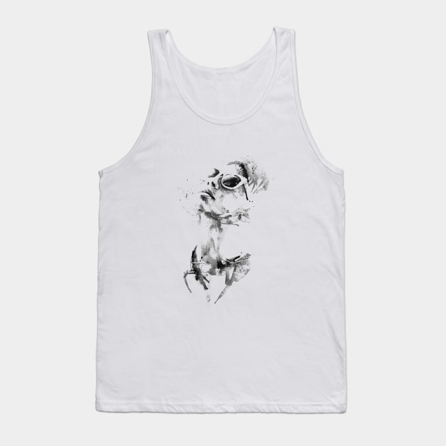 Woman Glass Tank Top by hitext